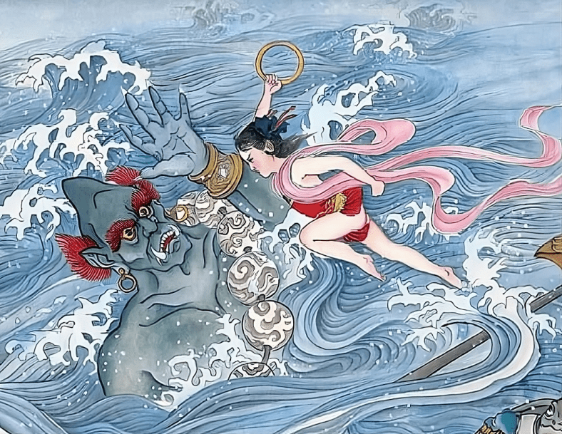 Nezha Spiritual Transformation, Nezha and Western Divinity Parallels